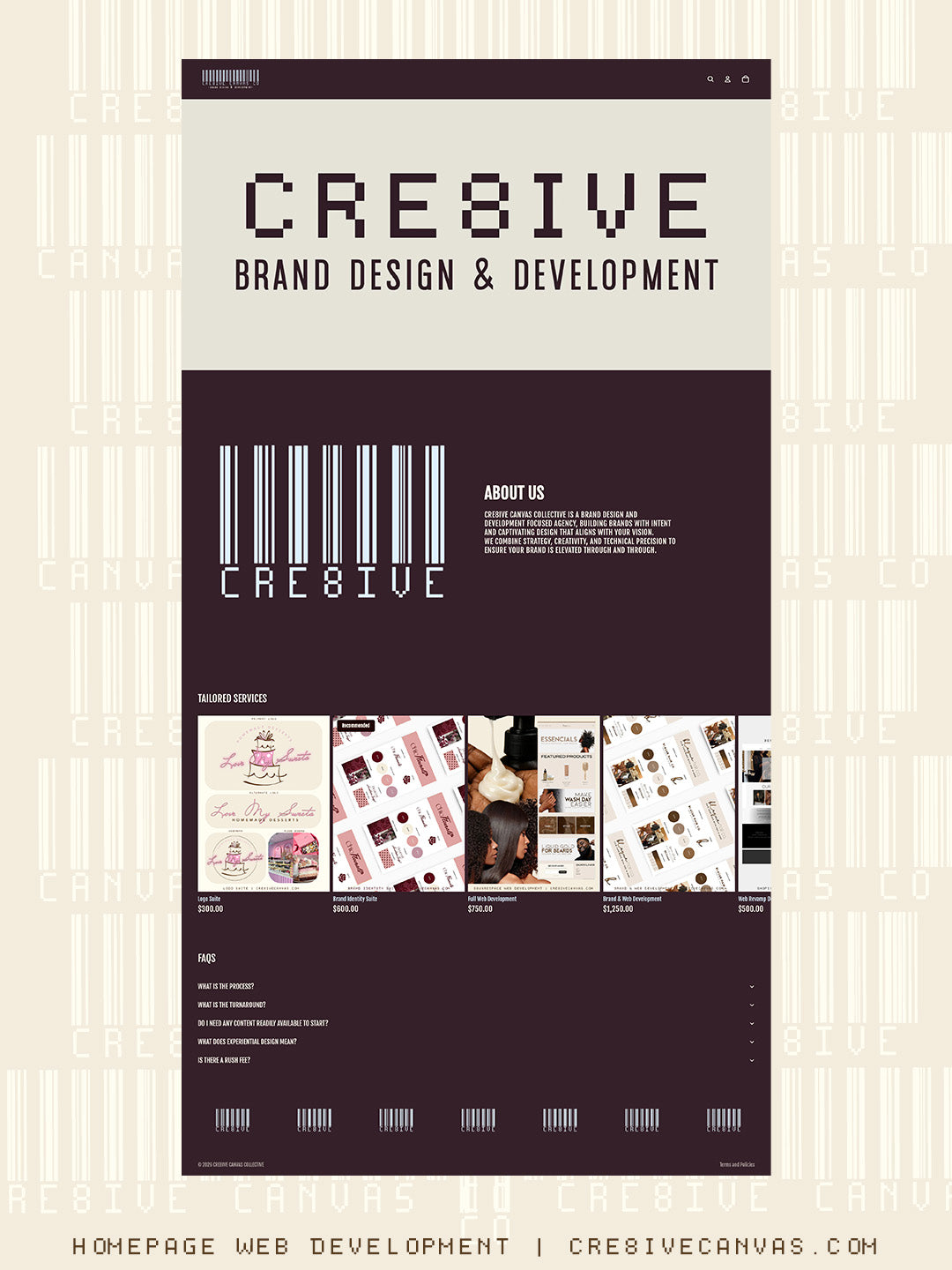 Homepage Web Development